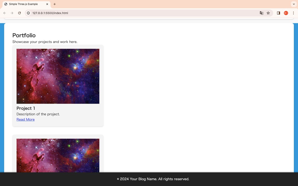 Three.jsで立体的なサイトを制作します Three.jsのシェーダー を使って立体的サイト制作します イメージ4