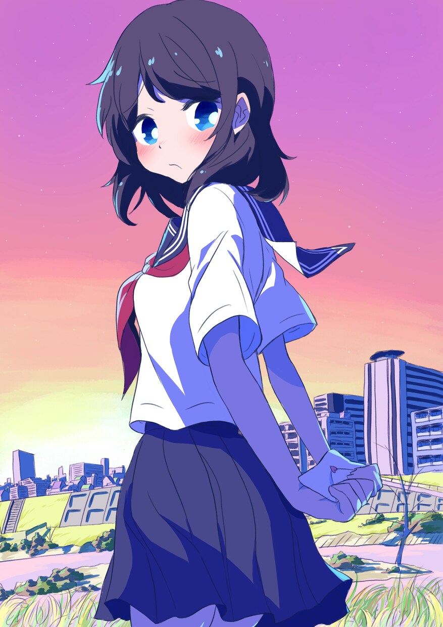 背景つき女の子イラストを描きます キャラ＋背景を作画したイラストを描きます！使用用途は自由です イメージ6