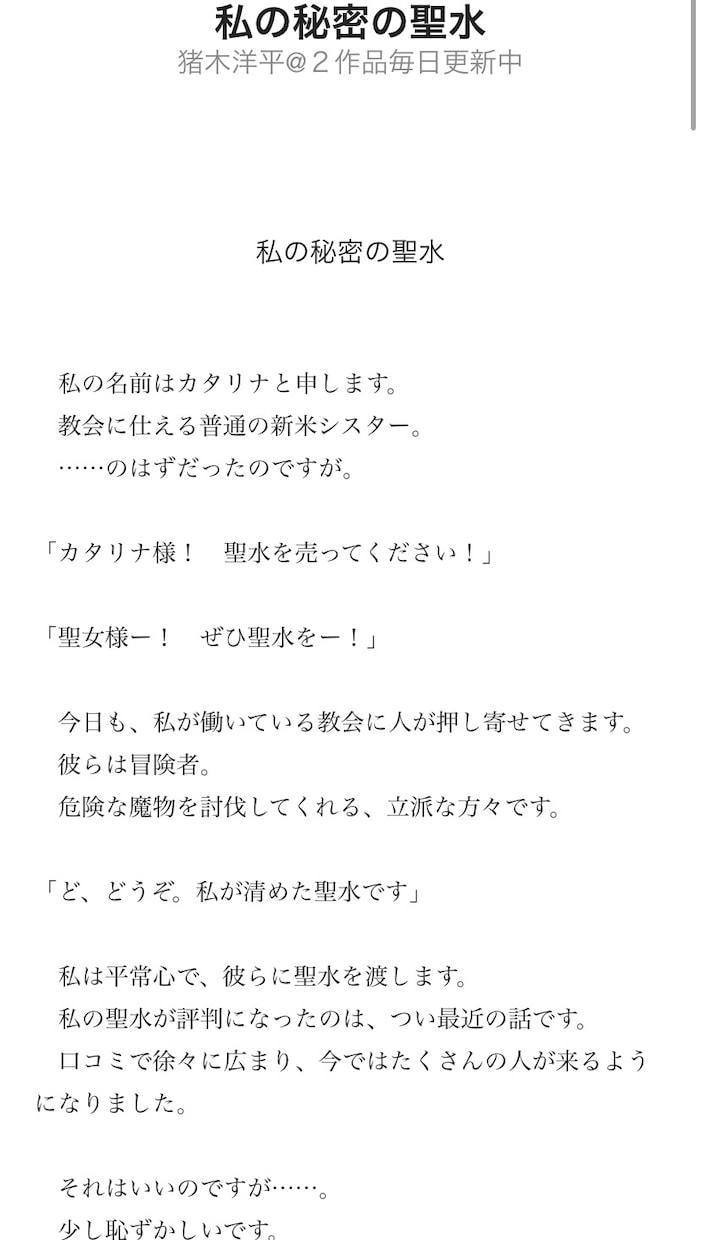 PV4000万超の作者があなただけの小説を書きます 1.5円/1字。ファンタジー、恋愛、特殊嗜好など…何でも可能 イメージ5