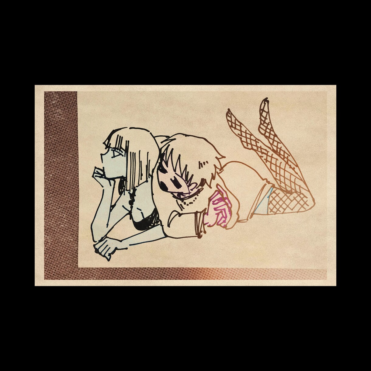 ノスタルジックなマーカー水彩イラスト描きます 一発描きの線の味わいがあります イメージ3