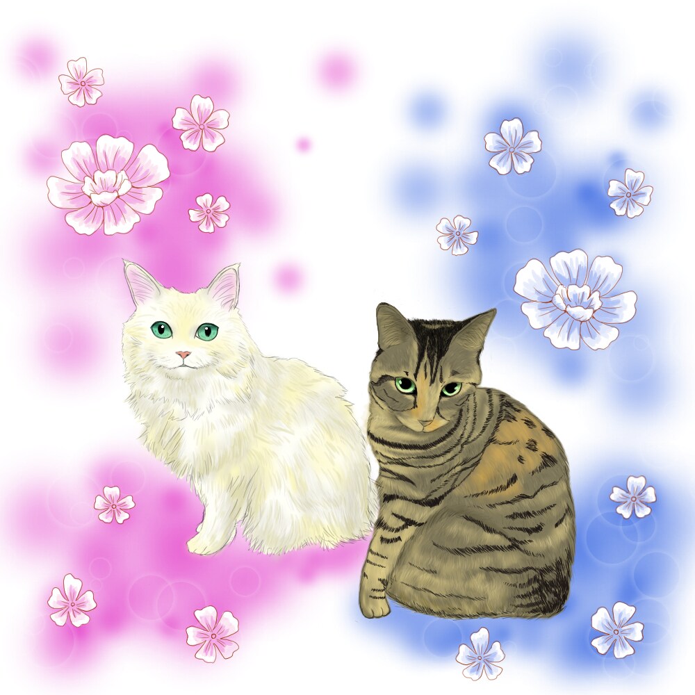 猫ちゃんのイラスト描きます アイコンや待ち受け画面にどうぞ！ イメージ2