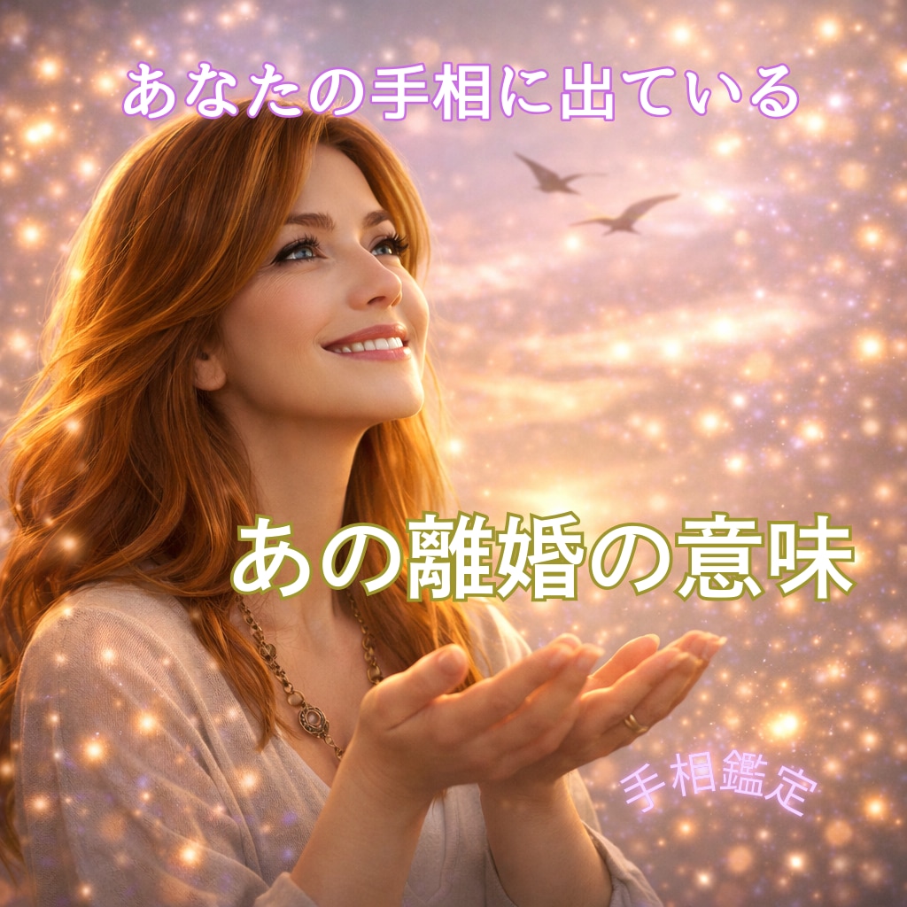 あの離婚の意味を手相で読み解きます 後悔しているあなたへ／手相が教える“もう一度歩き出す道案内” イメージ1