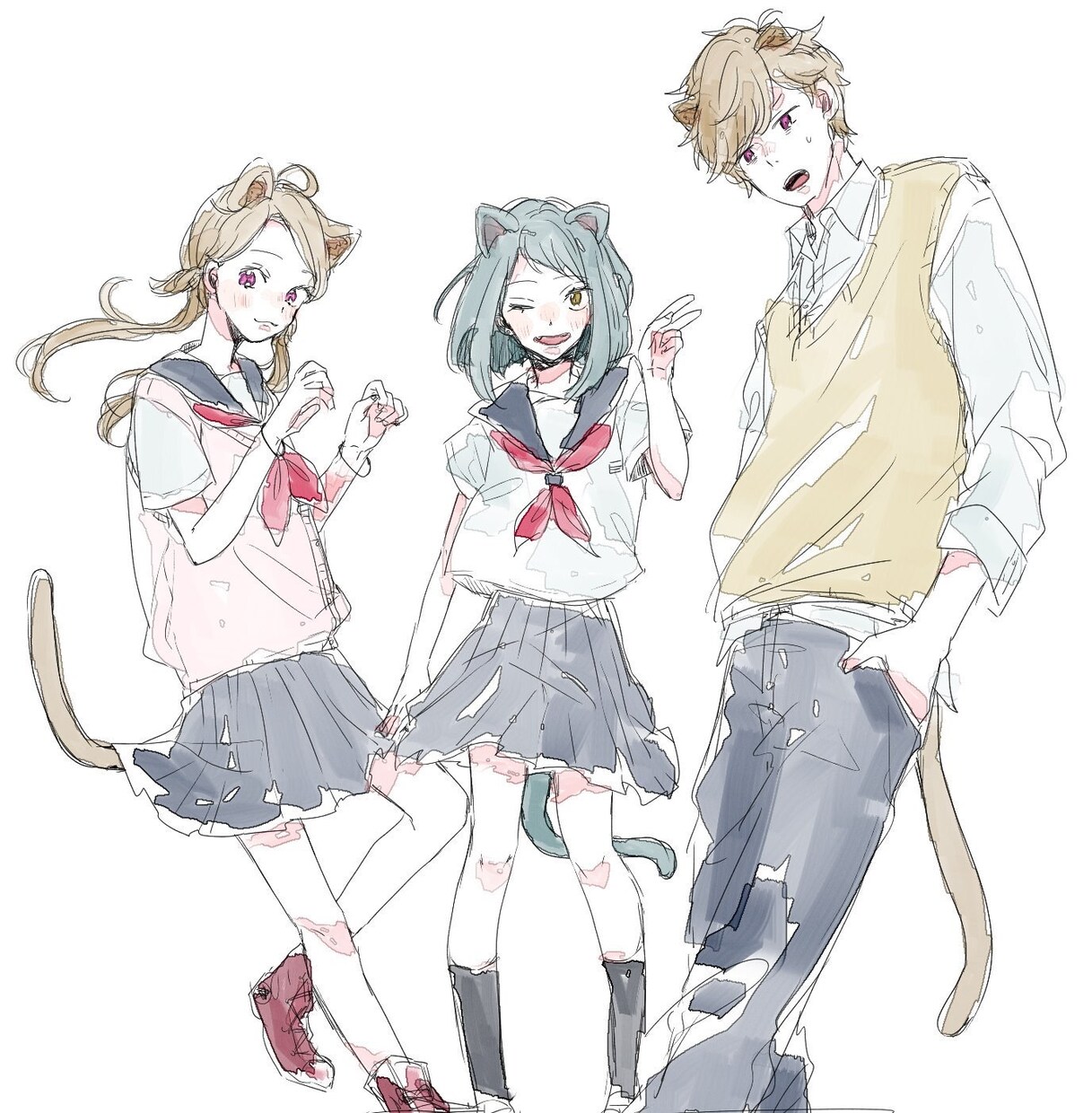 アイコン用イラストなどなんでも描きます 可愛いから格好良いまで！表情豊かに描くことが得意です！！ イメージ2