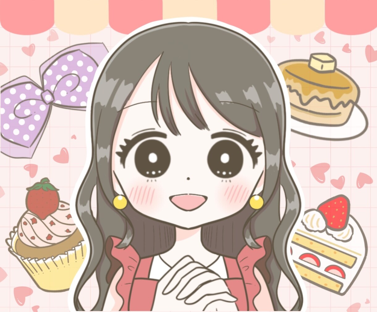 お手頃価格◎キュンとかわいい一枚絵イラスト描きます 副業ママや家族・親子様に◎吹き出し等のイラスト描きます イメージ1