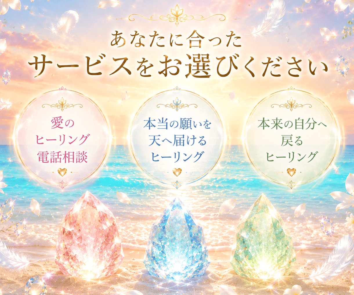 本当の自分を思い出す♡愛のヒーリング電話相談します そっと自分を思い出し優しい気持ちになれる場所 イメージ7