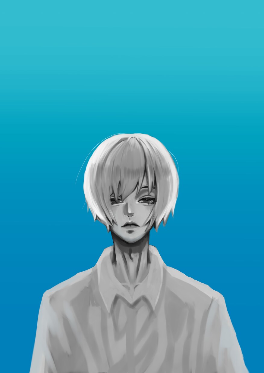 世界観重視｜SNS活動向けイラスト制作します 中性的・ダーク・可愛い雰囲気が好きな方へ イメージ6