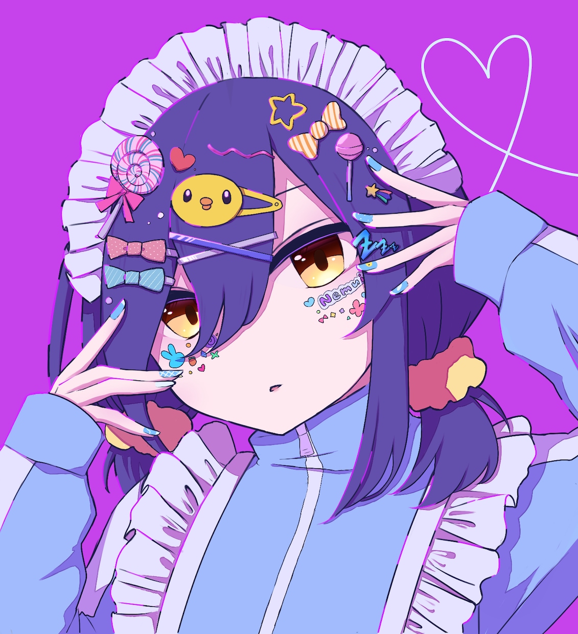 ポップで可愛いキャラクターイラストを制作します アイコンや個人鑑賞など、様々なシーンに活用可能です！ イメージ7