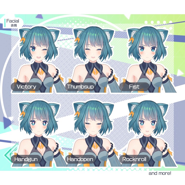 商用可、オリジナル３Dキャラクターを製作いたします VRC、VTuberなど、キャラデザインから一貫化サービス！ イメージ6