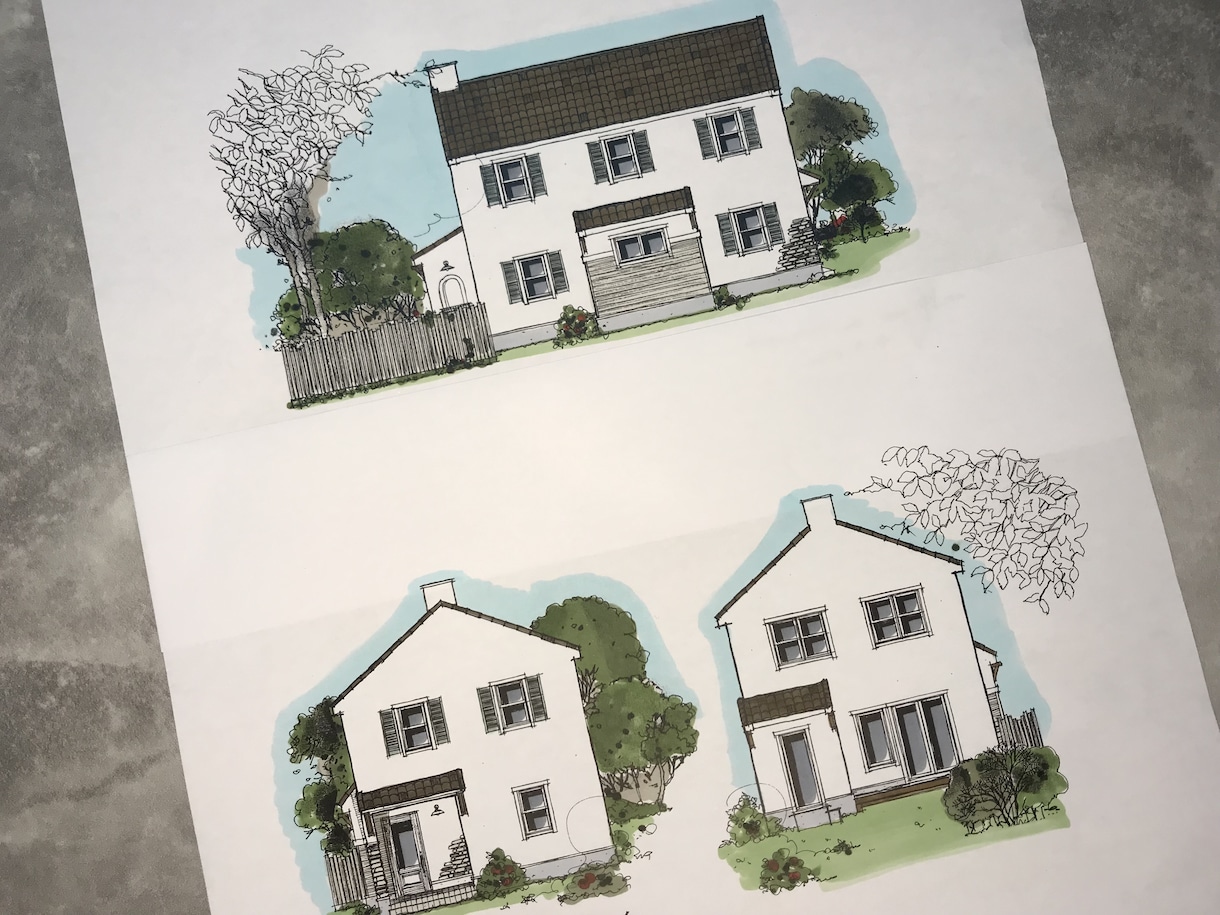 住宅のプロが間取りと外観図作成します ◆◆◆イメージが膨らむ手書きの図面でご提案☺◆◆◆ イメージ8
