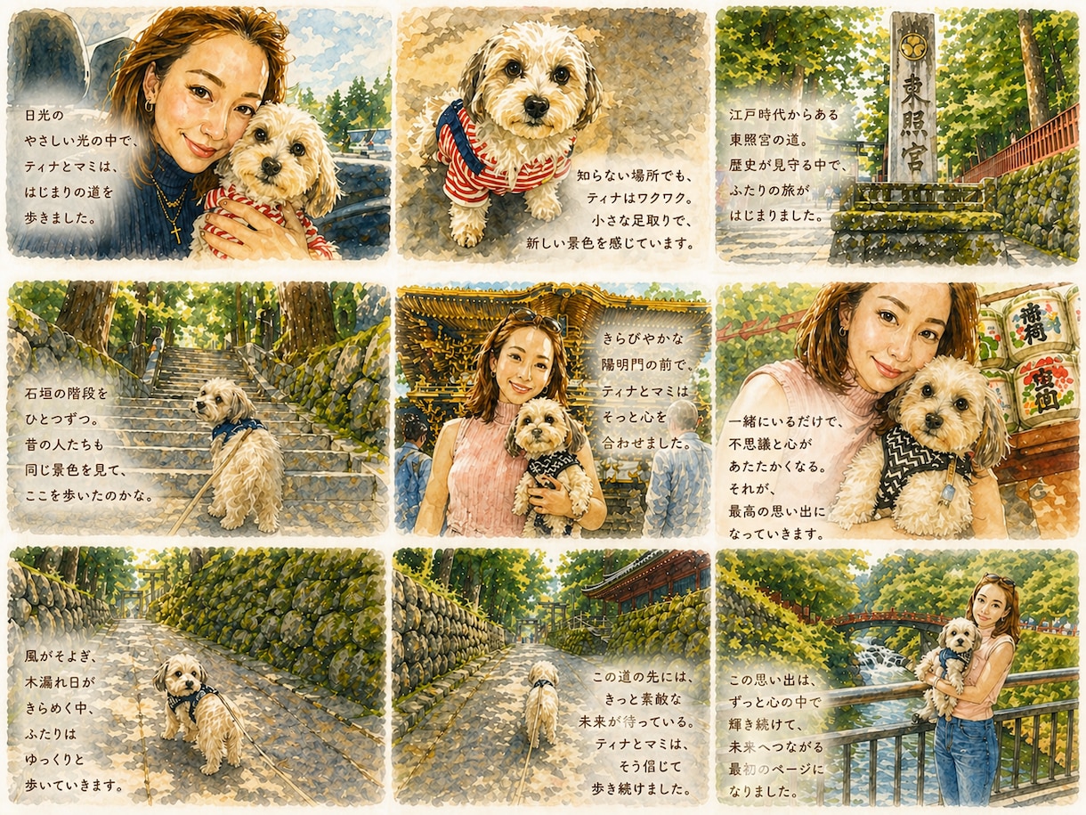 ペットとの思い出を物語絵本にします 世界に一つのうちの子ストーリー イメージ4