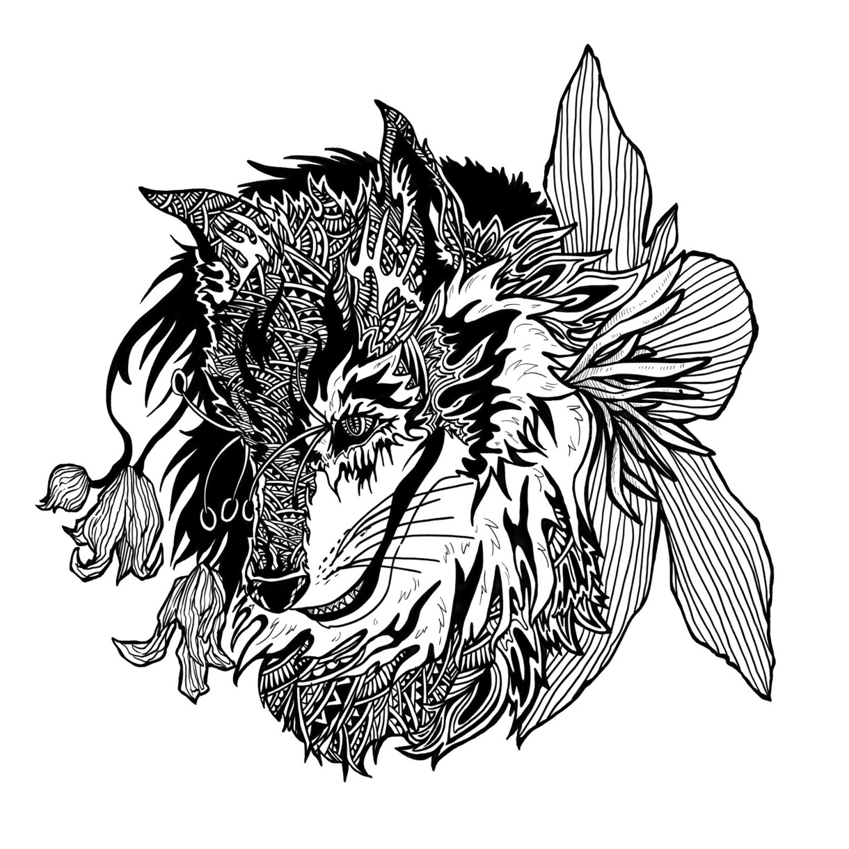 あなただけのイラストお描きします イラスト(動物、架空生物、背景無、白黒）描きます イメージ5