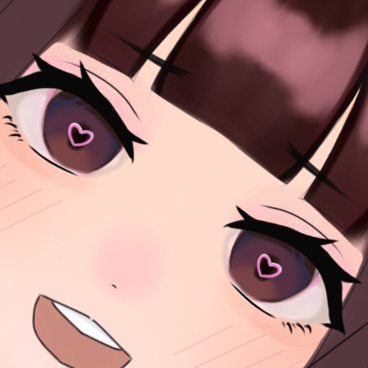 かわいい、かっこいい女の子の顔を主に描きます jkやボブが得意です。髪の毛は自由です。表情は要相談です。 イメージ1