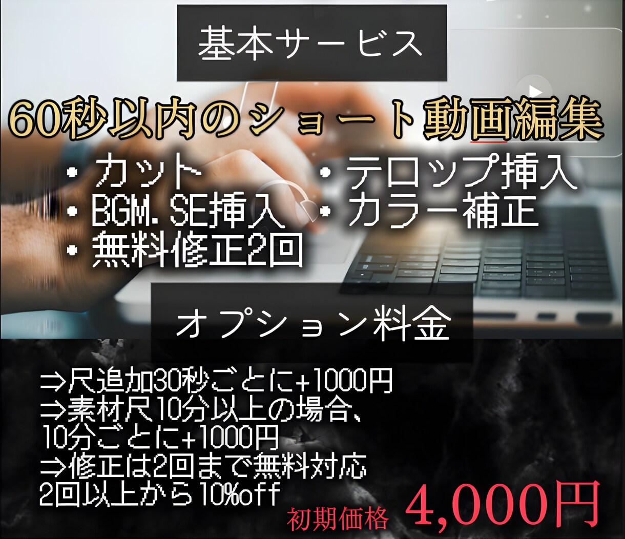 歴を活かしたハイスピード編集致します 【ハイクオリティ】満足重視ショート動画編集！なんでも対応 イメージ2