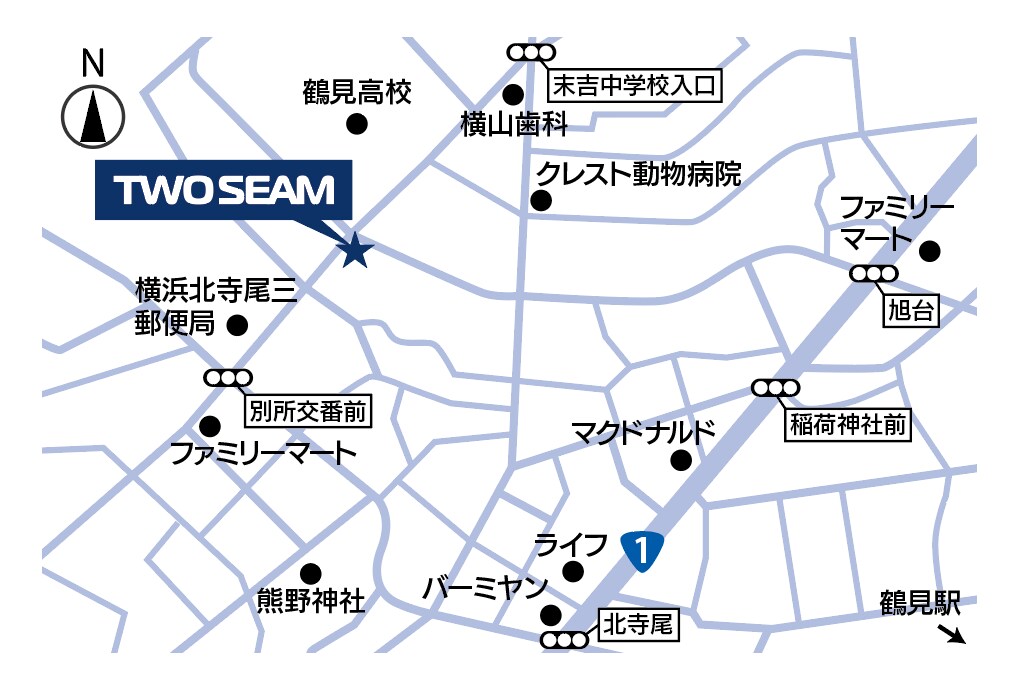 シンプルな地図・マップを3,000円で作成します 住所だけからでも作成可能！修正は何度でも！ イメージ10