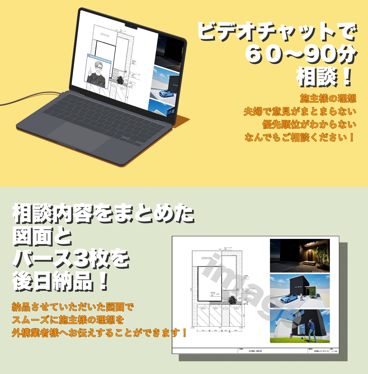外構迷子相談室｜ビデオチャットで理想の庭を導きます 今のプランで後悔しませんか？実務10年のプロが理想を具現化 イメージ5