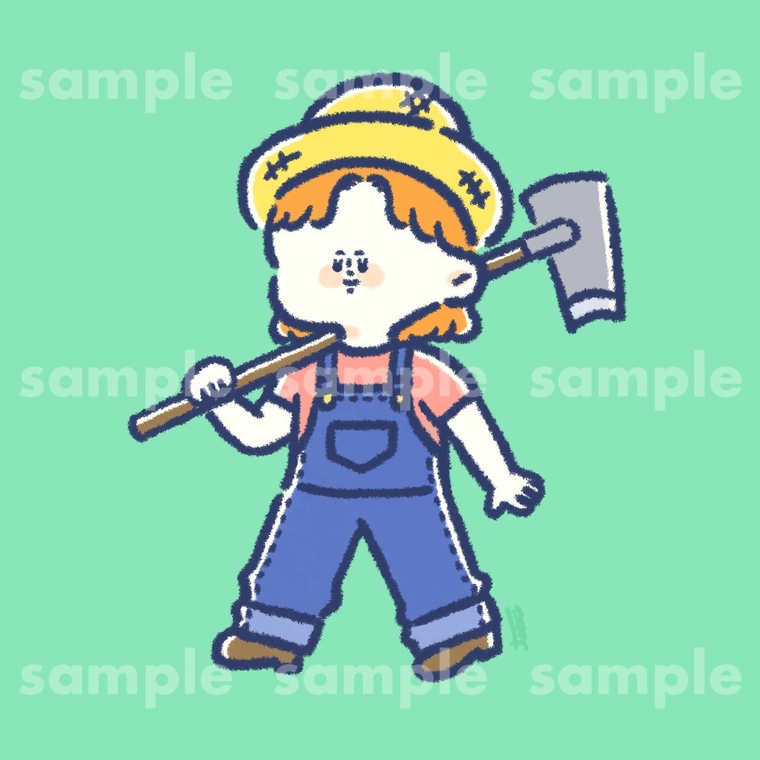 シンプル・ゆるかわカットイラスト描きます 商用OK！雑誌やwebの挿絵に！ユーモアあるイラスト描きます イメージ6