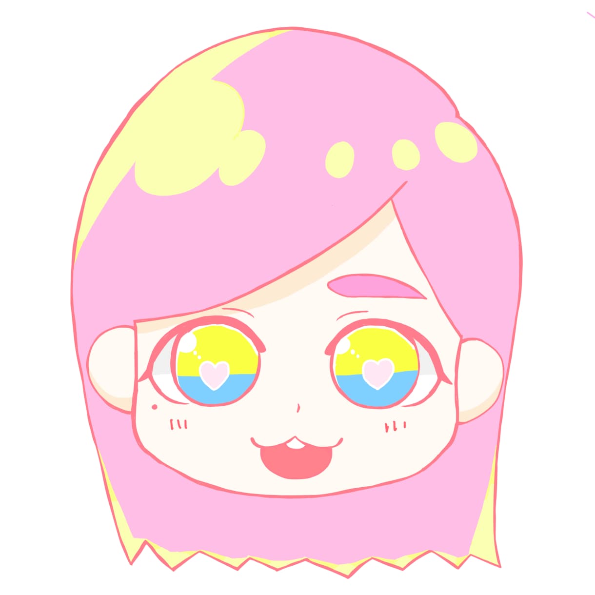 SNSや配信サービスで使えるアイコン描きます 可愛くポップなデフォルメイラスト イメージ3