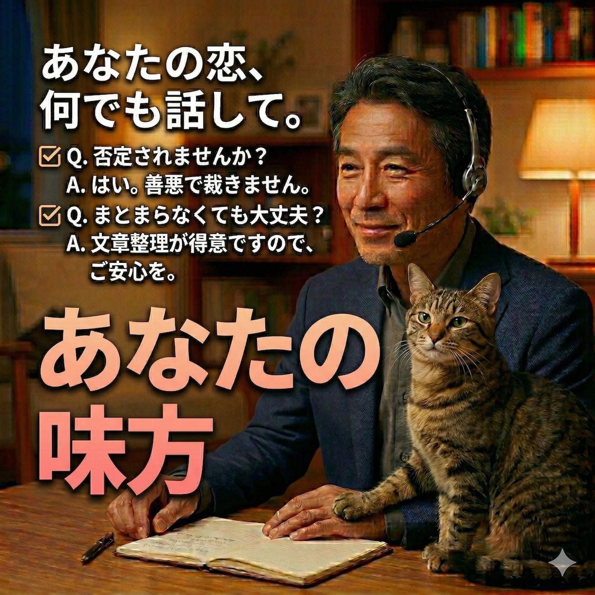 秘密の恋愛相談✅️否定なし♥️モヤモヤ解消できます 不倫相談✅️男性心理の相談☘️恋愛経験豊富な50代が話し相手 イメージ14