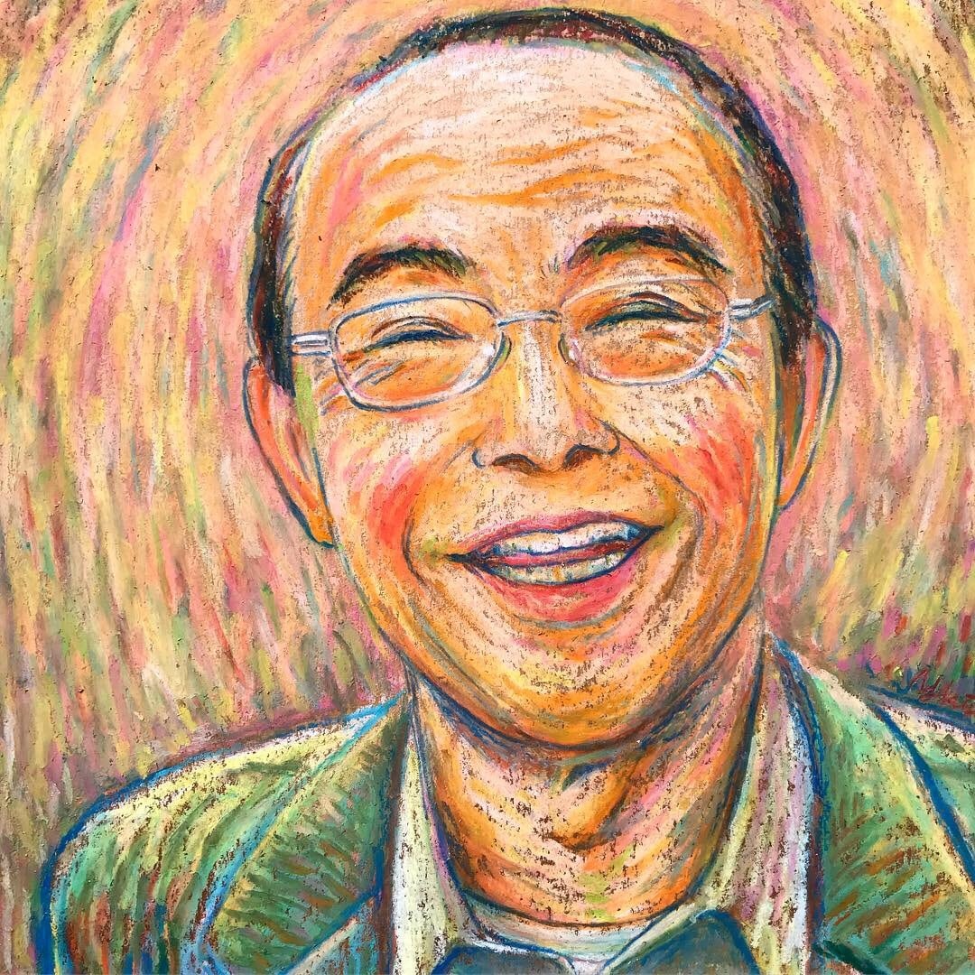 家を彩るアートを提案致します クレパスの温もりを活かして笑顔の似顔絵をお描きます。 イメージ4