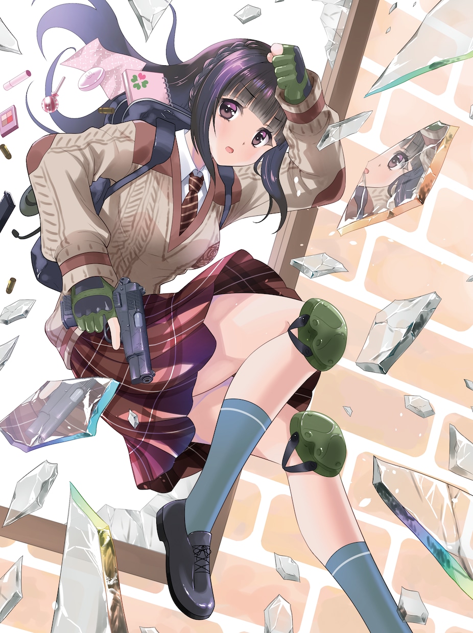 VTuber、立ち絵、美麗イラスト描きます 可愛いかっこいい銃器少女も得意です イメージ4