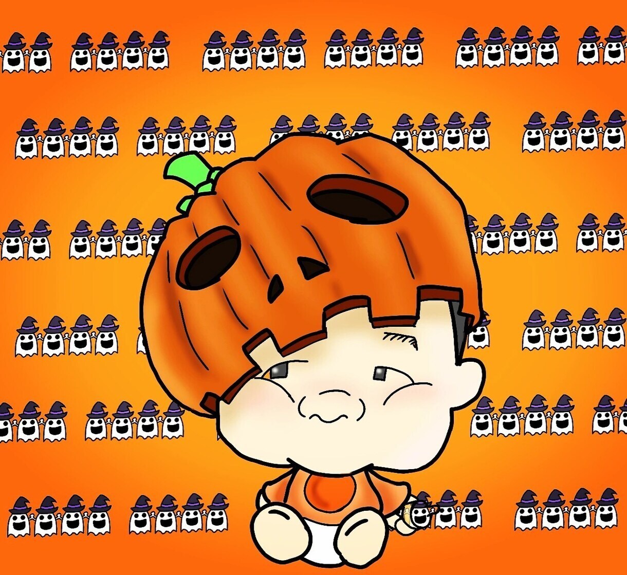お子さんのデフォルメミニキャラ画像を作成します 息子の絵毎日描いています。皆様のお子様の絵を描かして下さい。 イメージ1