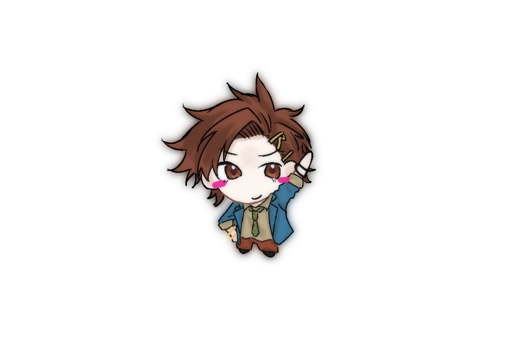 商用〇 2枚セットで可愛いミニキャラを描きます 安く早く可愛いミニキャライラストを描きます イメージ3
