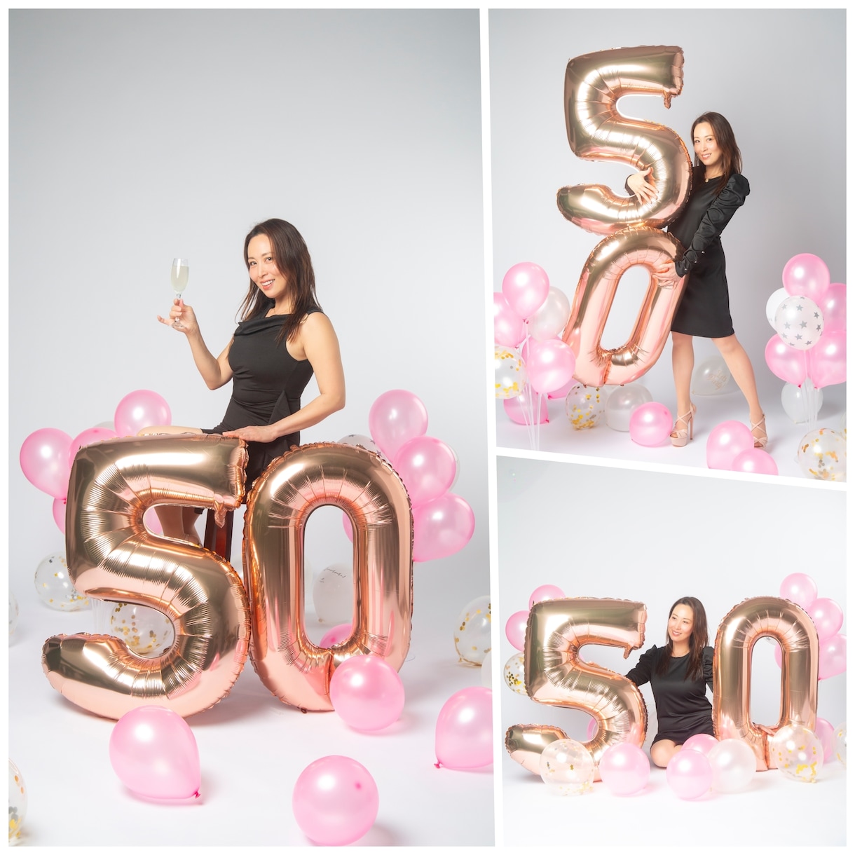 大人女子の記念写真・プロフィール写真撮影します スタジオで誕生日・還暦・記念日写真を女性プロカメラマンが撮影 イメージ2