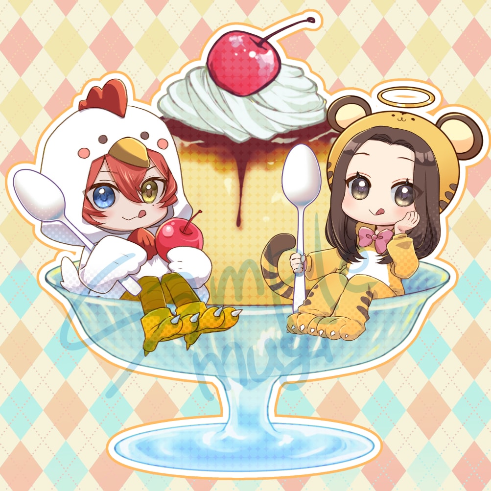 可愛く繊細に！ミニキャラ・SDイラスト描きます SNS★華やかで可愛いミニキャライラスト描きます✨ イメージ4