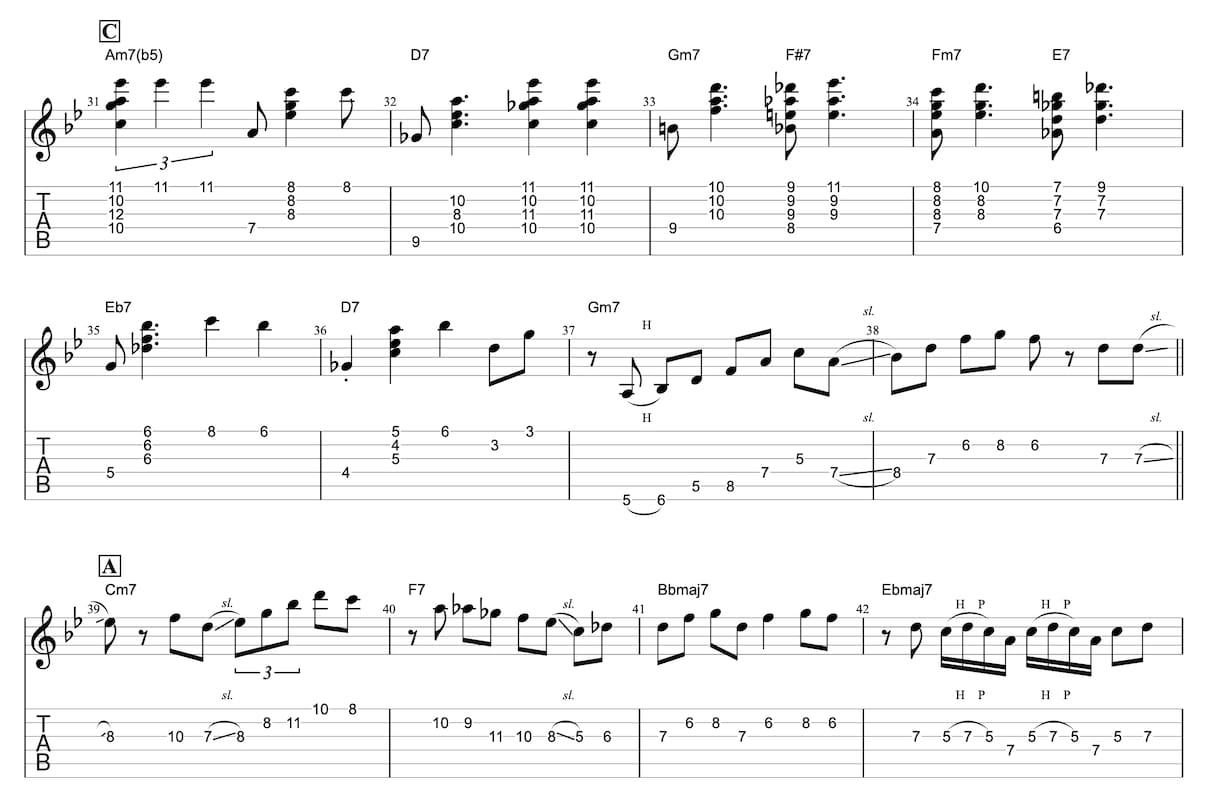 無料音源付き|ギターやベースのTAB譜作成します 楽譜制作会社で採譜をしていた現役ギタリストが採譜いたします イメージ7