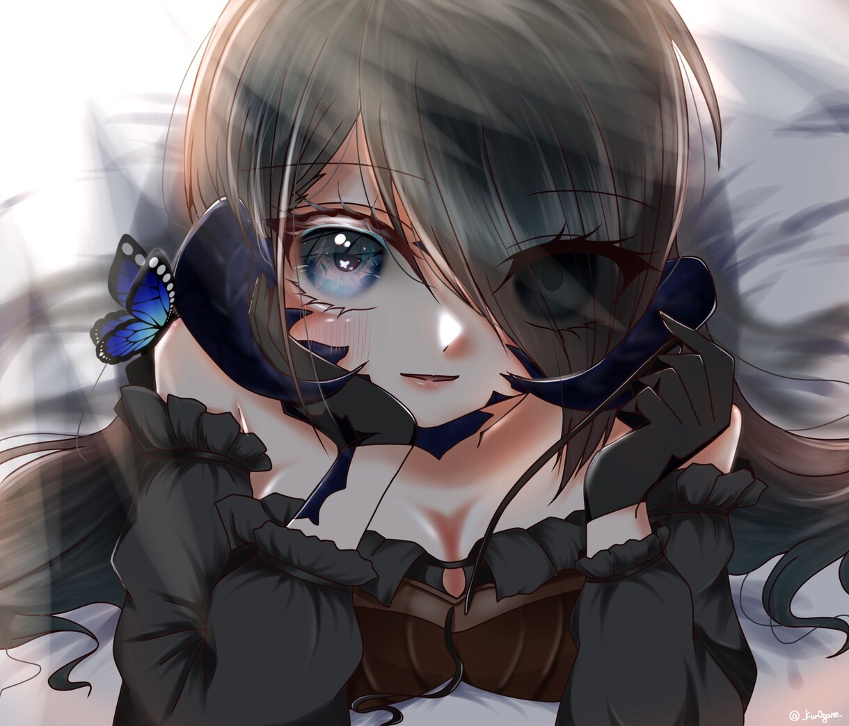 可愛い女の子のイラスト作成します キラキラでかわいいSNS映えする女の子を描きます！ イメージ3