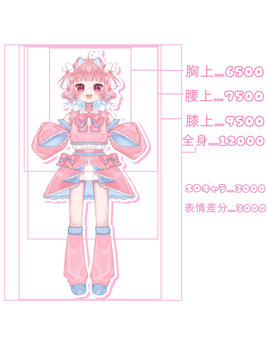 VTuber1枚絵、オリキャラアイコンなど描きます 厚塗りでSNSで使えるアイコンを作成します！ イメージ2