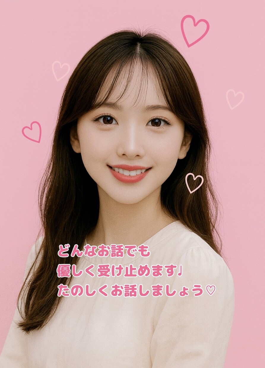 男性限定♡お話し相手になります 【男性限定電話相談】やさしく寄り添う傾聴♡ イメージ1
