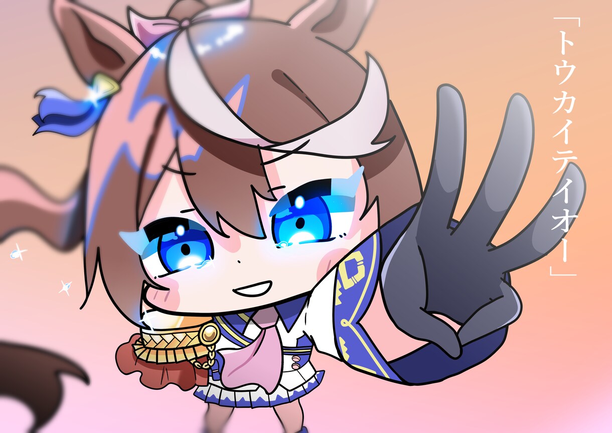 実績あり！_ビビットなミニキャラ描きます ビビットで可愛いイラスト、アイコンが欲しい方へ イメージ4
