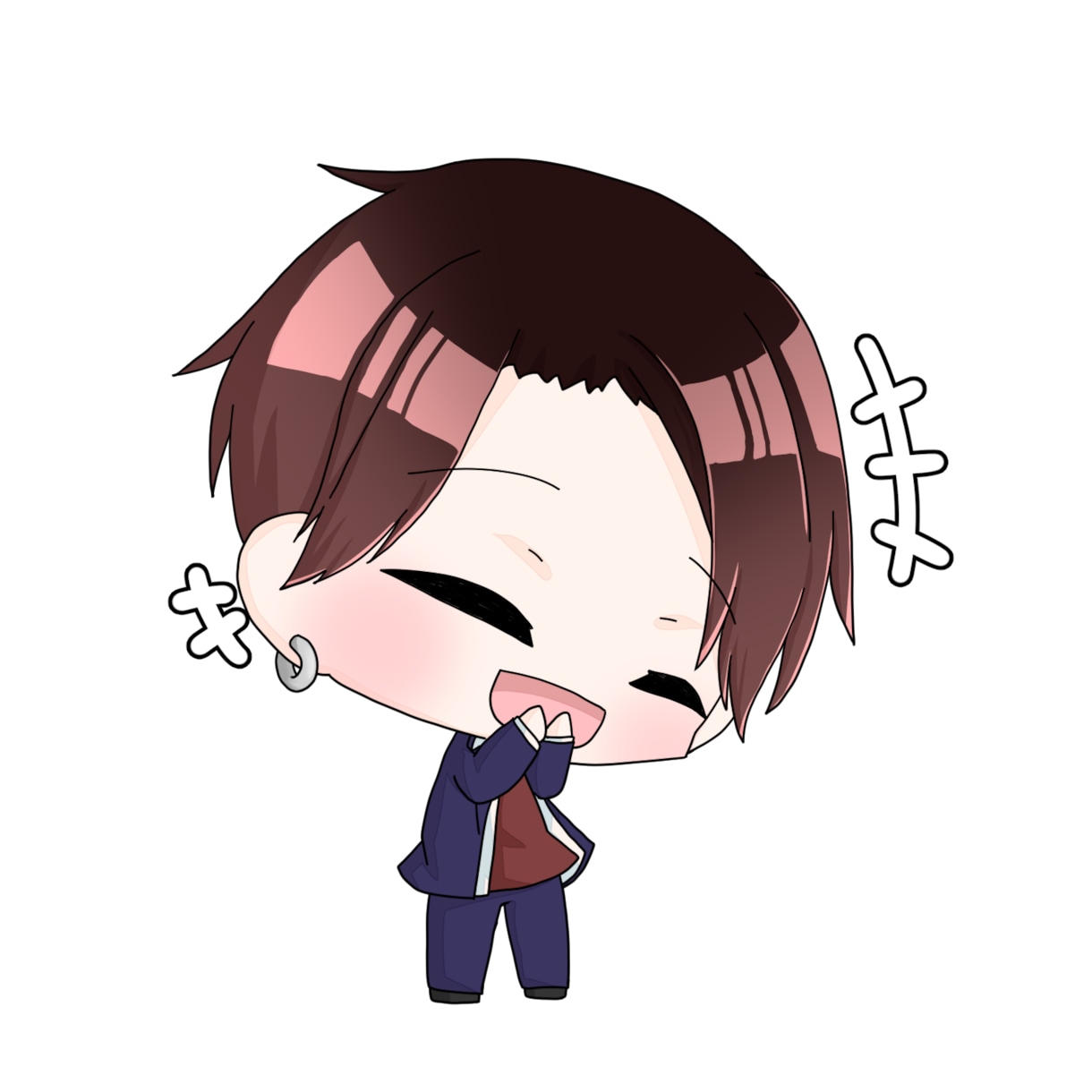 スタンプ風イラストを描きます LINEスタンプやYouTubeの動画風のキャラを書きます！ イメージ2
