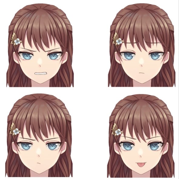 Vtuber制作承ります 高可動域モデルの制作や豊富な表情差分制作が可能です！ イメージ5
