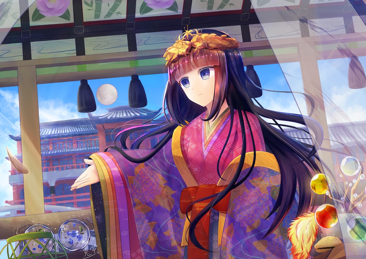 一枚絵の制作承ります 繊細で鮮やかな作風でお描きします イメージ1
