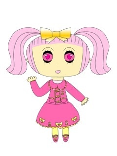 グッズのイラスト描きます デフォルメの可愛い女の子のグッズ作りたい方に イメージ1