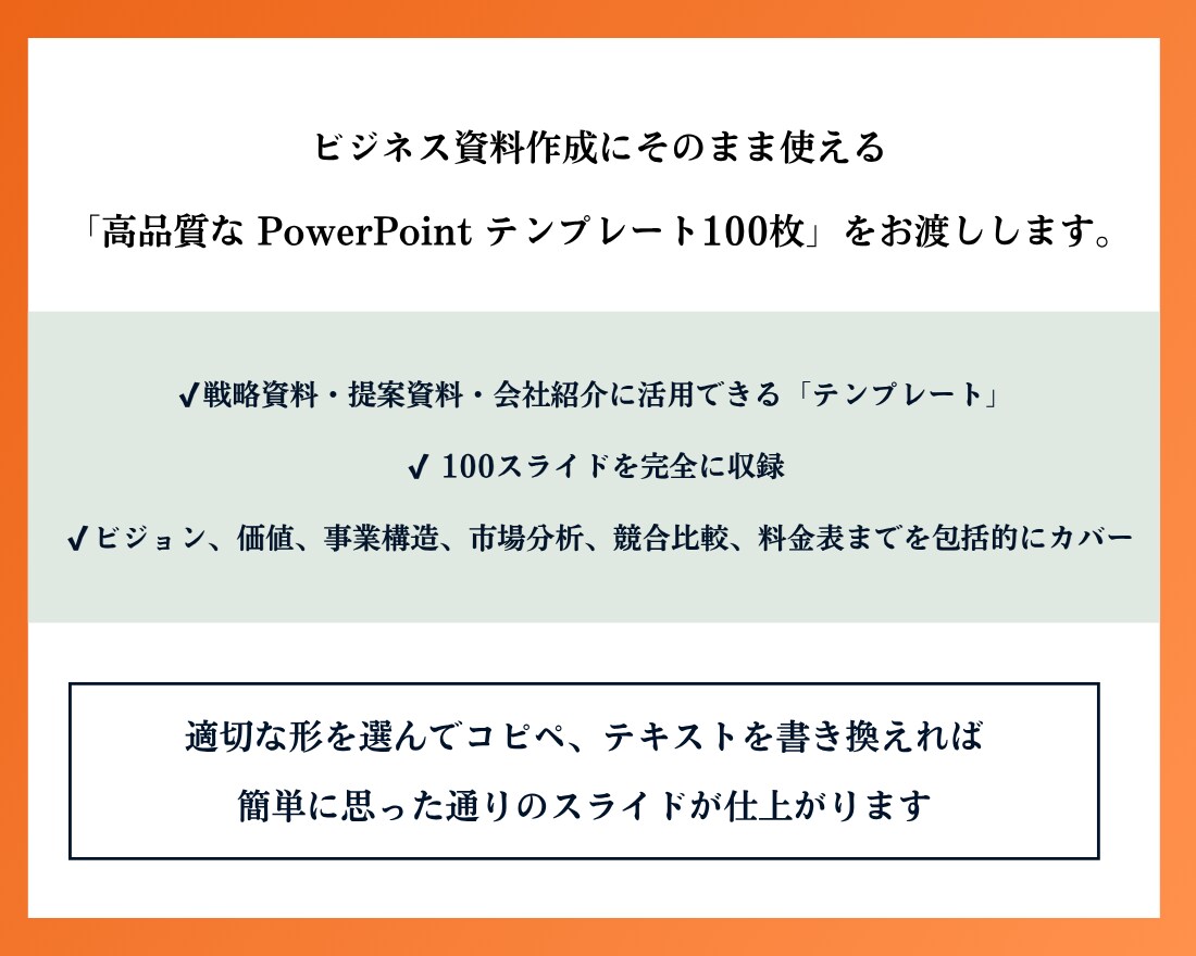作業時短！パワポのテンプレートを販売します 美しく洗礼された会社案内や営業資料に イメージ3