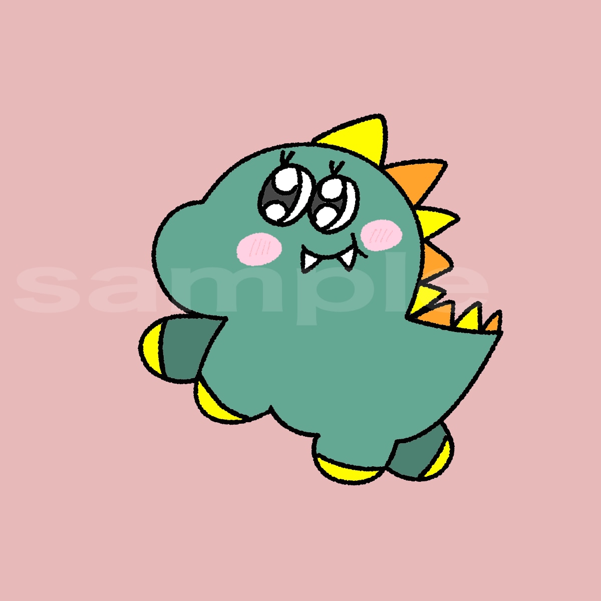 ポップなイラスト描きます ゆるくかわいいポップイラスト描きます♬ イメージ7
