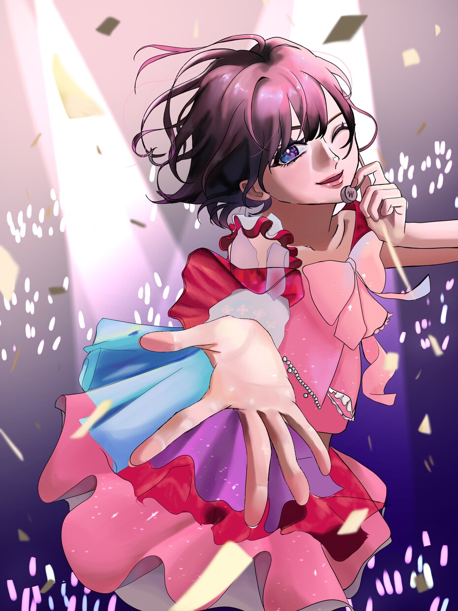 可愛い衣装を着た男の子・女の子お描きします アイドルコンセプト・メンヘライラストをお求めの方 イメージ1