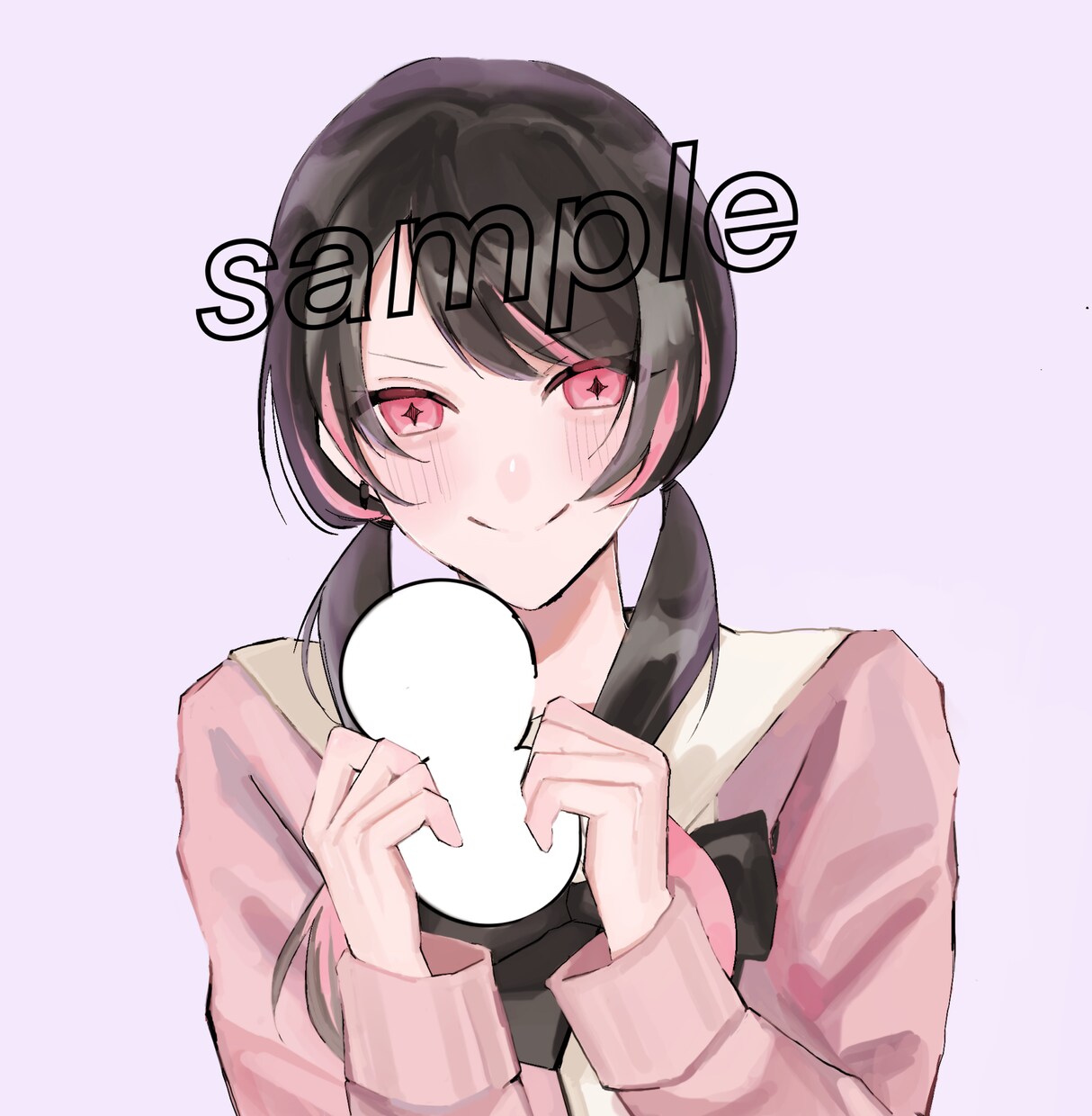 目に飛び込む♪アイコンイラストを描きます ご依頼主様のキャラクターの魅力を引き立てれるよう描きます♪ イメージ2