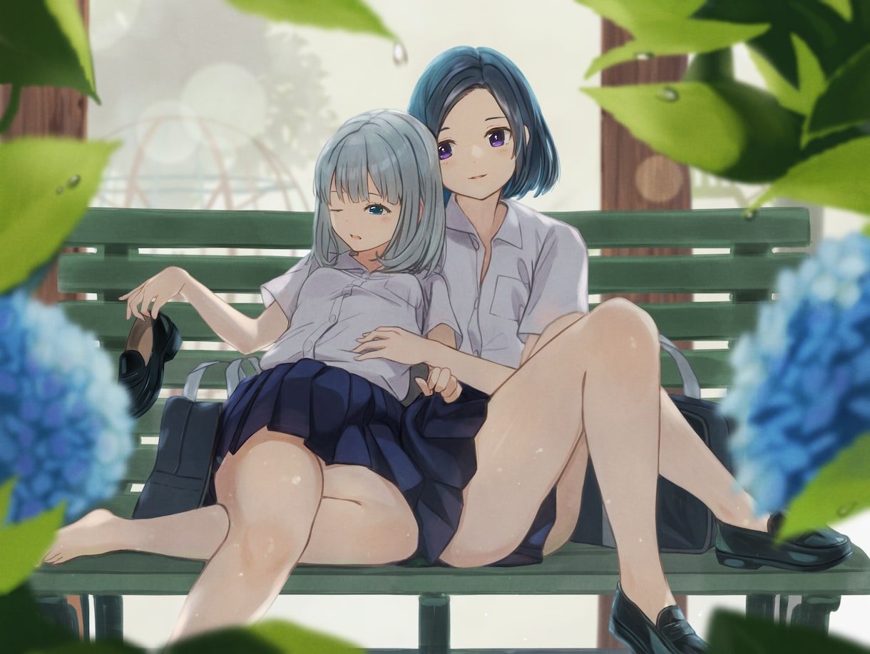 お好みのシチュエーションのイラストを描きます 同人誌の表紙、動画のサムネに雰囲気のあるイラストを イメージ4
