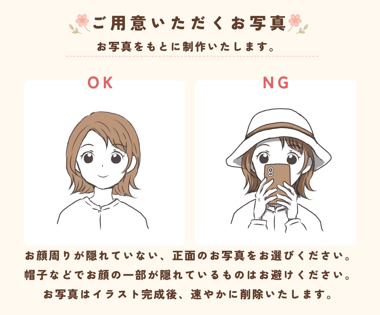 シンプルでやさしい似顔絵アイコンをお描きします あなたらしさを、やさしいタッチでイラストにします。 イメージ5