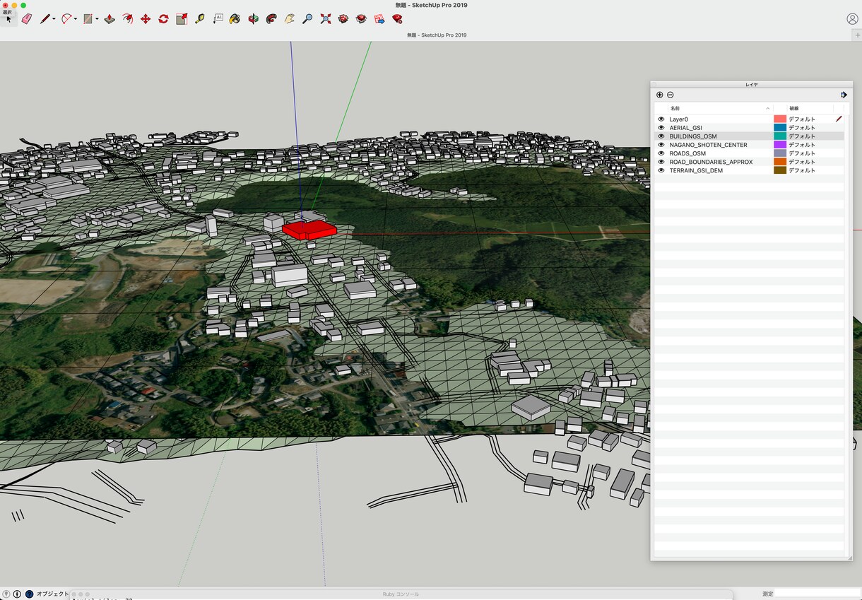 大体の住所だけ！！即日3Dデータ作成します パースやモデリング検討にも！！ イメージ3