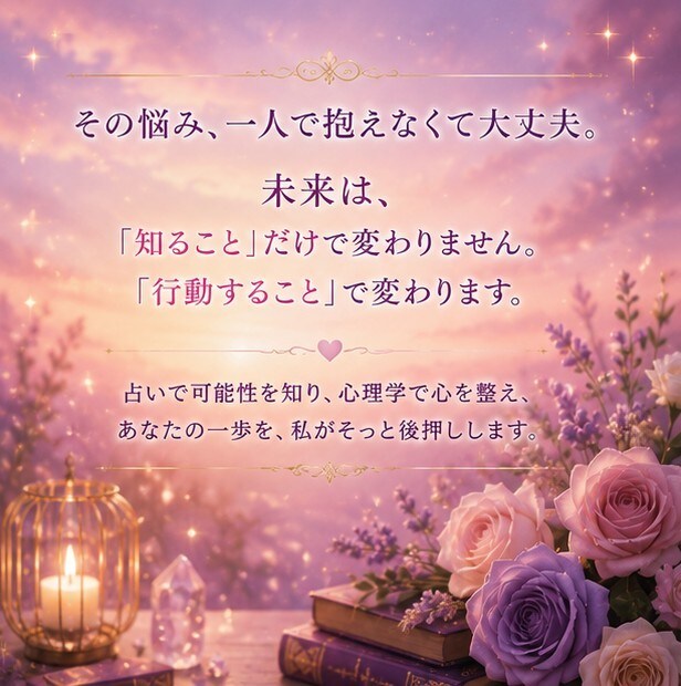 お試し恋愛占い｜心理学で恋を読み解きます まずは500円で、あなたの恋の現在地を知りませんか？ イメージ4