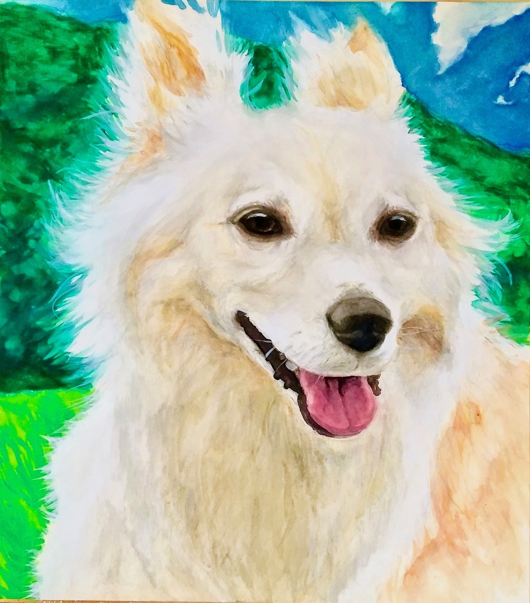 チャネリング似顔絵 魂にコミットした似顔絵描きます 波動上昇サポート似顔絵*色紙orキャンバスで飾れる水彩画 イメージ2