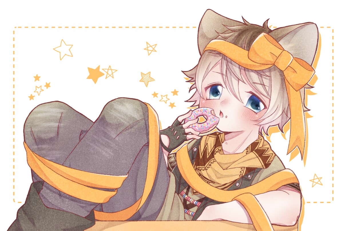 選べる塗り方！かわいいイラスト描きます Twitter等のSNSやYouTubeサムネイル等に◎ イメージ4