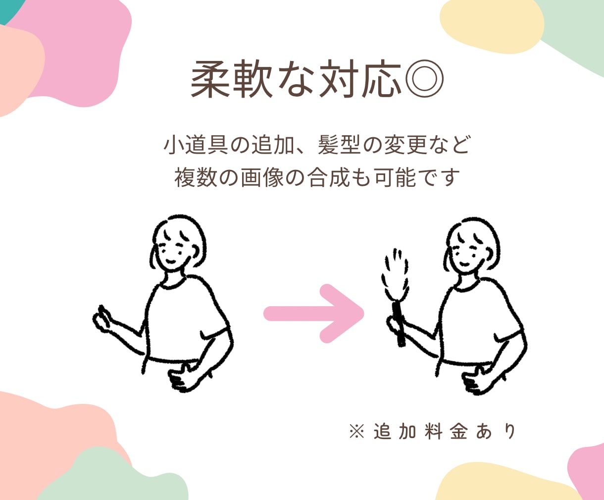 仕事に繋がる！シンプルおしゃれなアイコン作ります SNSアイコンや名刺に！写真をもとに、スピード納品します。 イメージ2
