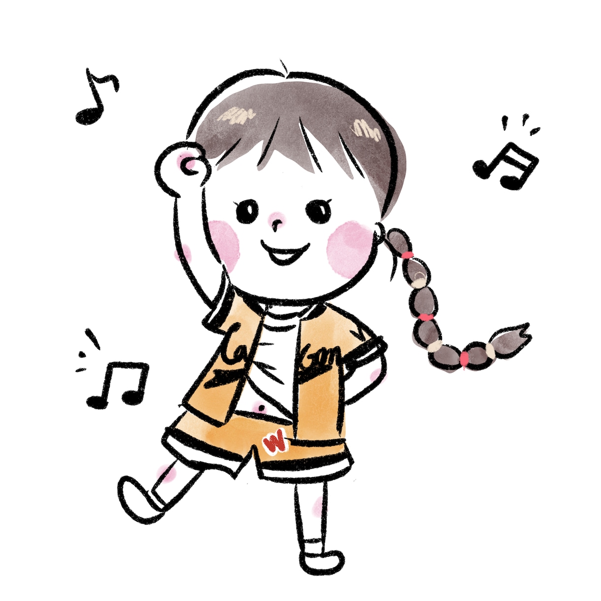 ふんわり優しい似顔絵アイコン描きます あたたかみのある手書きタッチで、似顔絵アイコンをお描きします イメージ2