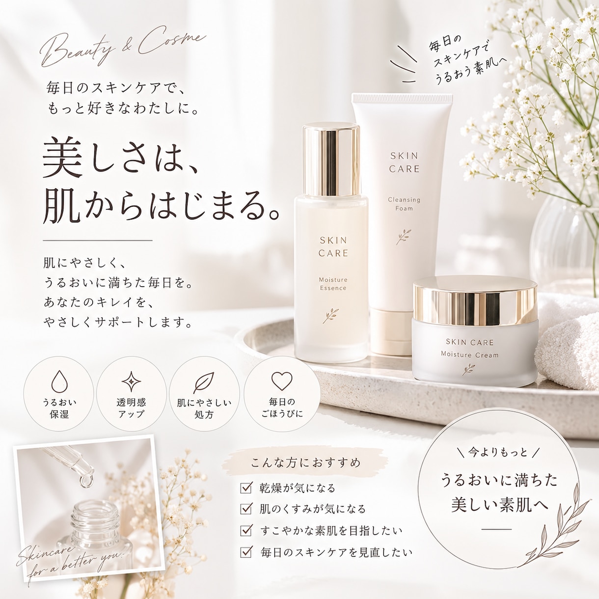 Instagram投稿画像をおしゃれに制作します ご希望の雰囲気やカラーに合わせて丁寧に制作します イメージ2